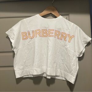 Used only worn once girls Burberry shirt.